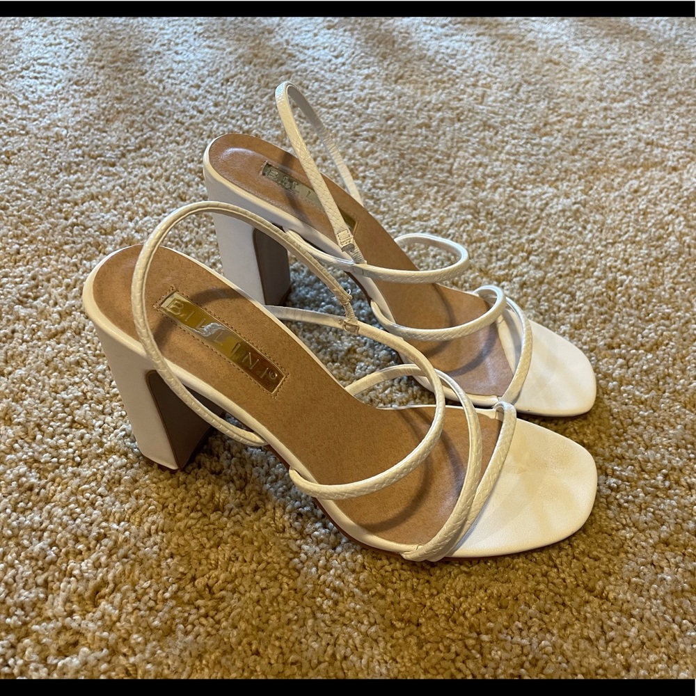 White Heel Sandles